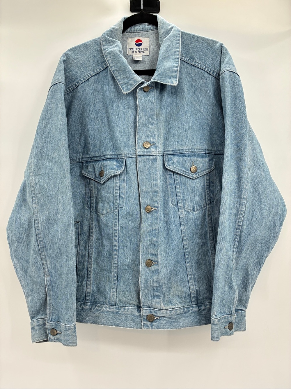 Nothing Else Is A Pepsi Vintage 90s Denim Jean Jacket Large
